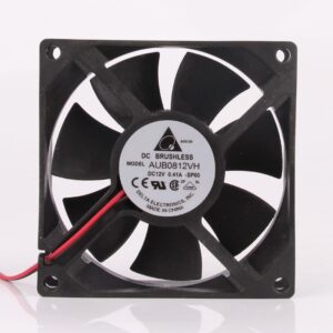Generic Delta 24V 48V DC12 0.41A EC AC 80x80x25mm 8CM 8025 PWM Speed Regulation CPU Centrifugal Exhaust Industrial AUB0812VH Cooling Fan