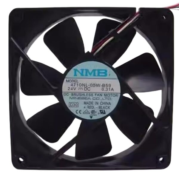 for 4710NL-05W-B59 24V 0.31A 12025 12CM 3-Wire Cooling Fan