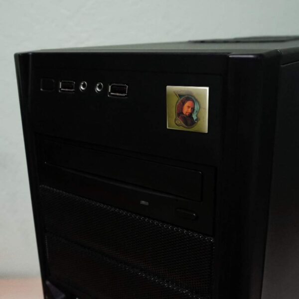 Farscape Bialar Crais Peacekeeper Computer Case Modding Badge Emblem Resin-Topped 1 Stickers - Set of 4 - Image 2