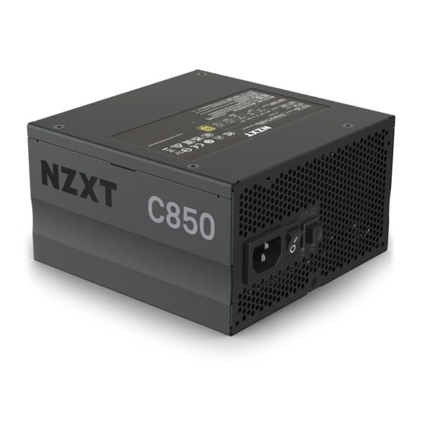 NZXT C850 PSU (2022) - PA-8G1BB-US - 850 Watt PSU - 80+ Gold Certified - Fully Modular - Sleeved Cables - ATX Gaming Power Supply (Renewed) - Image 4