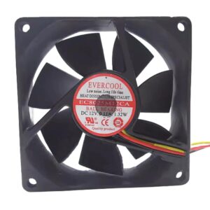 for EC8025M12CA 12V 0.11A 1.32W 8025 3-Wire Cooling Fan