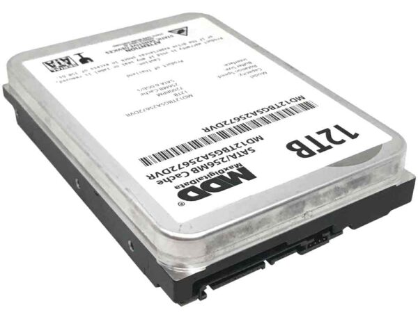 MDD 12TB 7200 RPM 256MB Cache SATA 6.0Gb/s 3.5inch Internal Hard Drive for Surveillance Storage (MD12TGSA25672DVR) - 3 Years Warranty (Renewed) - Image 3
