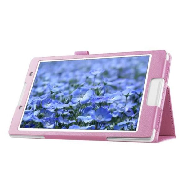 TianTa Case for Lenovo Yoga Book YB1-X90F, YB1-X91F, PU Leather Slim Folding Stand Cover Case for Lenovo Yoga Book YB1-X90F, YB1-X91F 10.1 Inch Tablet, Pink - Image 3