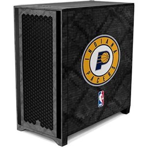Skinit Decal Gaming Skin Compatible with Corsair 4000D Tempered Glass Mid-Tower ATX Case - Officially Licensed NBA Indiana Pacers Dark Rust Design