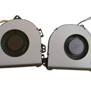 Fan for Asus Rog G701VO GX701VI DC5V CPU & Gpu Cooling Fan Set 13NB0E60P02011 13NB0E60M04011