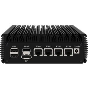 CWWK Newly Upgrade V5 Version N5105 i226-V Softroute Mini-Host/PVE/ESXI Fansless Energy Saving PC (V5-N5105-16G-256G)