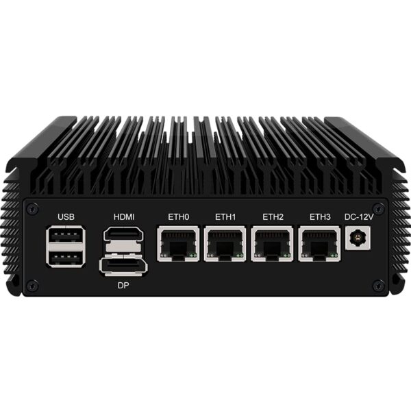 CWWK Newly Upgrade V5 Version N5105 i226-V Softroute Mini-Host/PVE/ESXI Fansless Energy Saving PC (V5-N5105-16G-256G)