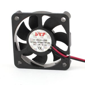 Qtqgoitem DC 12V 0.12A 50mm Computer CPU Cooler Cooling Fan Black for PC Laptop (Model: 3e2 23e 882 46a 994)
