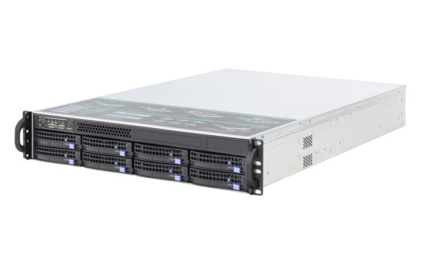 2U hot swappable Storage Server 6GB/SAS backplane for E-ATX mainboard 8-Bay Empty Chassis - Image 2