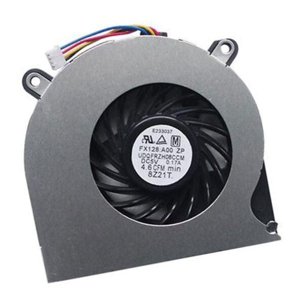 CPU Cooling Fan Replacement for Dell Latitude E6400 E6410 E6510 PP27L for Dell Precision M2400 Laptop UDQFRZH08CCM FX128 5V 0.17A 4PIN