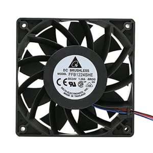 Bomin Technology for Delta FFB1224SHE-BROO 24V 1.20A 12CM Large air Volume Inverter Cooling Fan