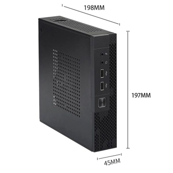 Okhugogo 2X ITX Computer Case TX02 Mini Desktop Case Industrial Control HTPC Case - Image 8