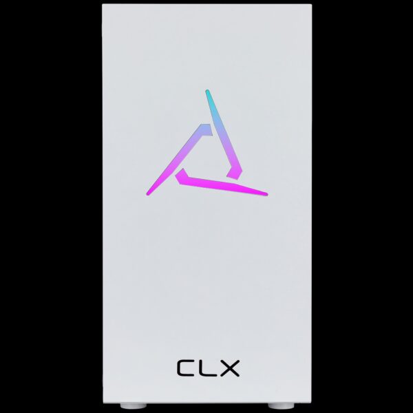 CLX Sphynx Micro Tower White, Tempered Glass, Full Size Window, no PSU, MATX - Image 3