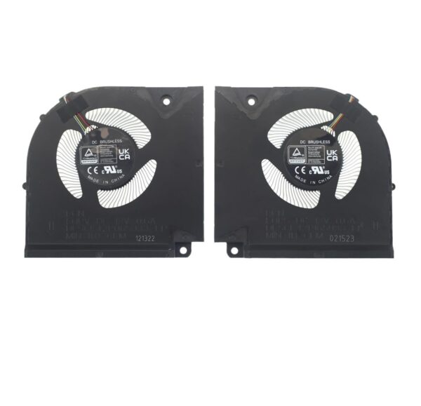 SHENQIN Laptop CPU and GPU Cooling Fan DC12V 0.6A 4-Pin for Gigabyte Aorus 17X AZF RTX 4090 - Image 2