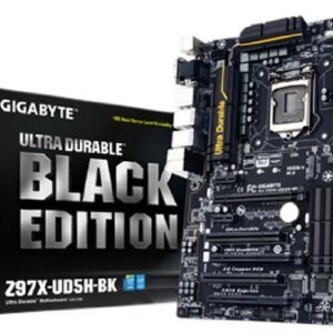 Gigabyte Black Edition LGA 1150 Intel Z97 HDMI SATA 6Gb/s USB 3.0 ATX Intel Motherboards GA-Z97X-UD5H-BK (Renewed)