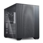 Lian Li O11 Air Small Case – Mini ITX – Mesh & Aluminum Panel – include 2 x 140MM PWM fans & 120mm PWM fan – up to 200mm long full ATX PSUs (O11AMX BLACK)