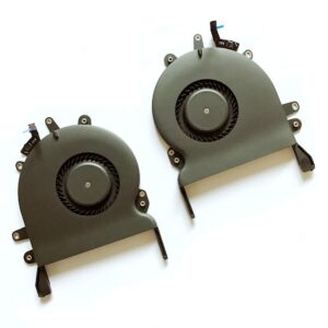 Replacement Compatible Laptop CPU Cooling Fan Cooler for Apple MacBook Pro 15 A1707 Fan 2016 Left and Right Pair 2017 Years CPU gpu Cooler Fans