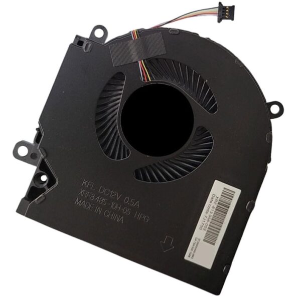 XRF8485-10H-05 GPU Cooling Fan Replacement for HP Omen 6 6Pro 15-EK 15-EN TPN-Q236 TPN-Q238 Series Laptop 12V 0.5A 4PIN (5V and 12V Models are not Interchangeable) - Image 2