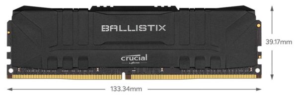 Crucial Ballistix RGB 3000 MHz DDR4 DRAM Desktop Gaming Memory Kit 16GB (8GBx2) CL15 BL2K8G30C15U4BL (Black), Standard RGB: 16GB (8GBx2) - Image 2