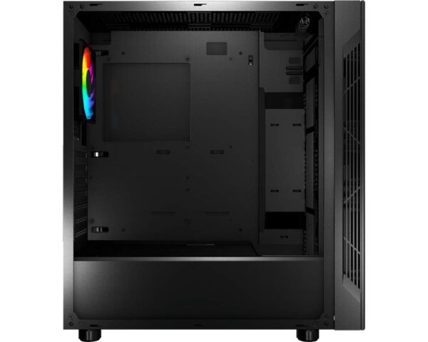 MSI MAG VAMPIRIC 010M Mid Tower Gaming Computer Case 'Black, 1x 120mm RGB PWM Fan, RGB Front Panel, Tempered Glass Panel, ATX, mATX, Mini-ITX' - 306-7G08P12-809 - Image 2