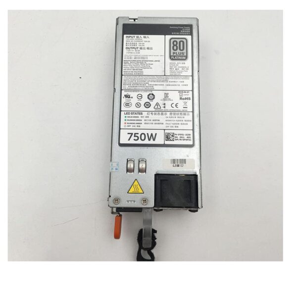 Generic for R620 520 720 820 920 T420 5NF18 Power Supply E750E-S0/S1 F750E-S0 D750E-S1 D750E-S3 750W (Renewed)