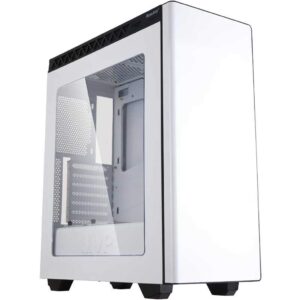 HDYD Gaming Case,Mid-Tower PC Gaming Case ATX/M-ATX/ITX - Front I/O USB 3.0 Port -Transparent Side Panels - 6 Fan Position - Water-Cooling Ready