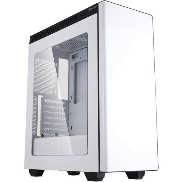 HDYD Gaming Case,Mid-Tower PC Gaming Case ATX/M-ATX/ITX - Front I/O USB 3.0 Port -Transparent Side Panels - 6 Fan Position - Water-Cooling Ready