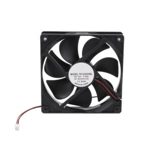 RDEXP DC 12V Cooling Exhaust Fan 12025 2.54 Terminal 120x120x25mm Computer Fan Case