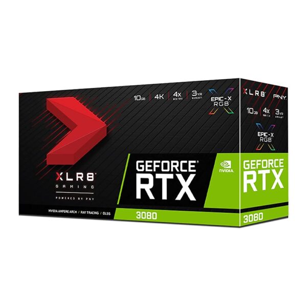 PNY GeForce RTX 3080 10GB XLR8 Gaming UPRISING EPIC-X RGB Triple Fan Graphics Card (Renewed) - Image 7