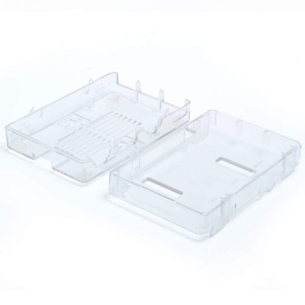 REES52 Raspberry Pi 3 Case, Raspberry Pi 3 Model B Case PC Protective Case with 2X Heatsinks for Raspberry Pi 3 Model B, Pi 2 Model B & Pi Model B+ (Clear) - Image 3