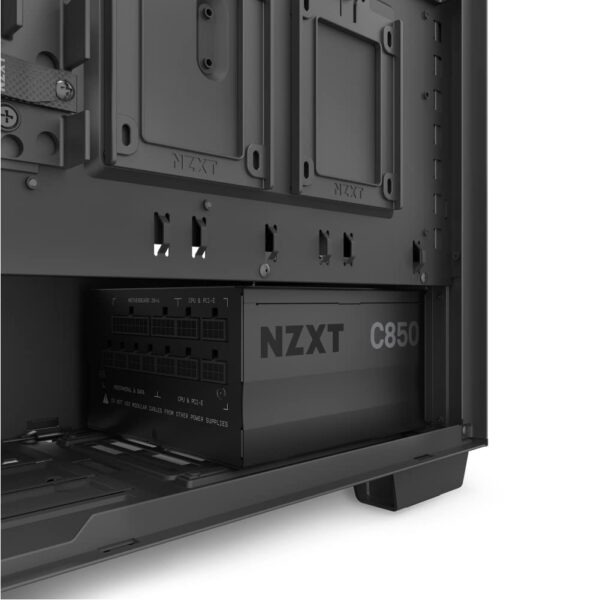 NZXT C850 PSU (2022) - PA-8G1BB-US - 850 Watt PSU - 80+ Gold Certified - Fully Modular - Sleeved Cables - ATX Gaming Power Supply (Renewed) - Image 2