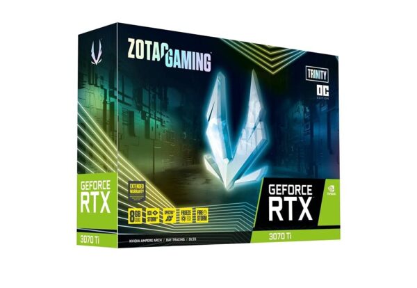 ZOTAC Gaming GeForce RTX™ 3070 Ti Trinity OC 8GB GDDR6X 256-bit 19 Gbps PCIE 4.0 Gaming Graphics Card, IceStorm 2.0 Advanced Cooling, Spectra 2.0 RGB Lighting, ZT-A30710J-10P (Renewed) - Image 2