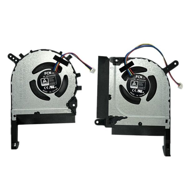 ROEDE New CPU + GPU Fan Cooler Set Fits for Asus Strix TUF 2 Gaming A15 FA506 FA506Q FA506QR A17 FA706 FNCX FNCY 2021 (Color : Pair Fan), ROEDE321