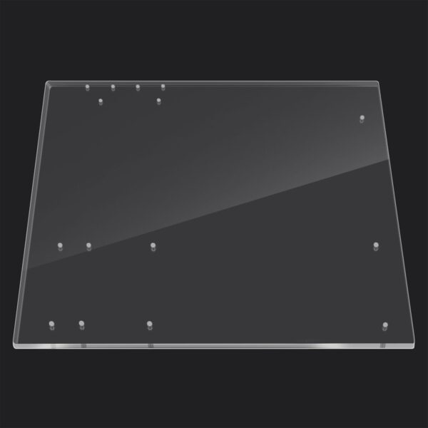 Computer Case Open Frame, Transparent Motherboard Acrylic Frame, Overlock Computer Case DIY Base Stand for M ATX - Image 8
