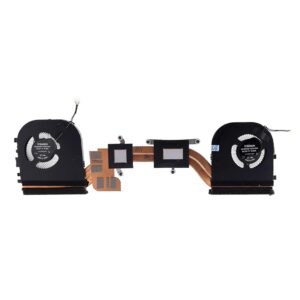 DC5V Replacement CPU GPU Cooling Fan Set Compatible with Lenovo ThinkPad X1 Extreme Gen2 P1 Gen2 02XR044