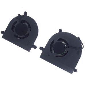 2PCS/ LOT DFS531205ORDER FC7U CPU+GPU Cooling Fan Replacement for DELL for Alienware M17X R3 R4 R5 R6 P18E P11E 17R1 Laptop 5V 1A 4PIN