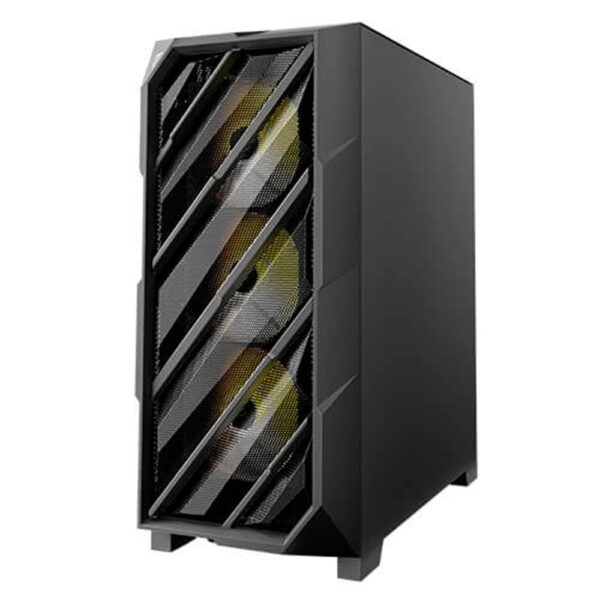Antec DP503 ATX Mid Tower PC Case, Type-C Gen2, 3 x 120mm ARGB Fans with ARGB & PWM Controller, Up to 2 x 360mm Radiator, GPU Bracket, EATX Gaming PC Case, Black - Image 4