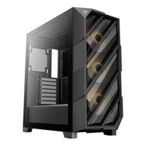 Antec DP503 ATX Mid Tower PC Case, Type-C Gen2, 3 x 120mm ARGB Fans with ARGB & PWM Controller, Up to 2 x 360mm Radiator, GPU Bracket, EATX Gaming PC Case, Black