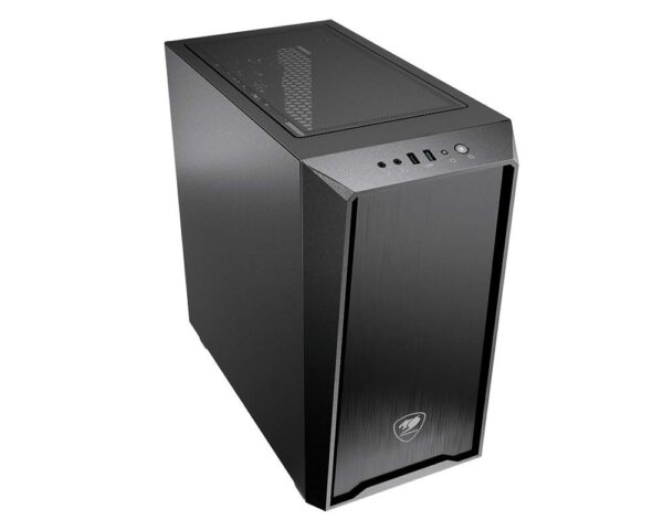 Cougar MG130 Elegant and Compact Mini Tower Case with a Metal-Like Brushed Front Panel