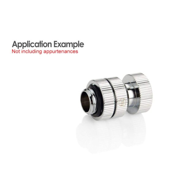 Bitspower Touchaqua G1 / 4 inch Female Adjustable Link Pipe 16-22mm (Glorius Silver) TA-GFALP1622-GS - Image 4