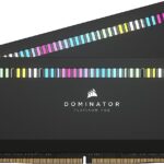 CORSAIR DOMINATOR PLATINUM RGB DDR5 RAM 64GB (2x32GB) 6400MHz CL32 Intel XMP iCUE Compatible Computer Memory – Black (CMT64GX5M2B6400C32)
