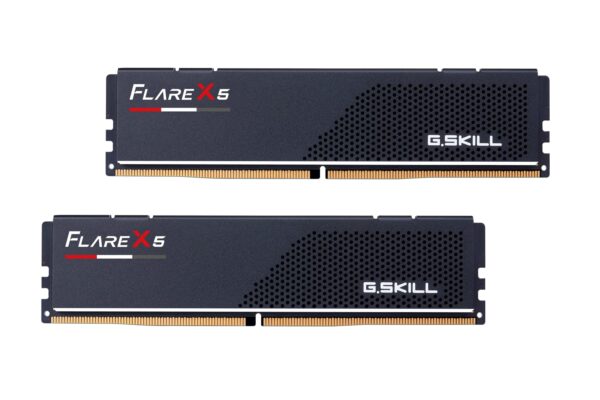 G.SKILL Flare X5 Series (AMD Expo) DDR5 RAM 48GB (2x24GB) 5200MT/s CL40-40-40-83 1.10V Desktop Computer Memory UDIMM - Matte Black (F5-5200J4040A24GX2-FX5)