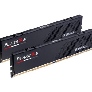 G.SKILL Flare X5 Series (AMD Expo & Intel XMP 3.0) DDR5 RAM 32GB (2x16GB) 6000MT/s CL36-36-36-96 1.35V Desktop Computer Memory UDIMM - Matte Black (F5-6000J3636F16GX2-FX5)