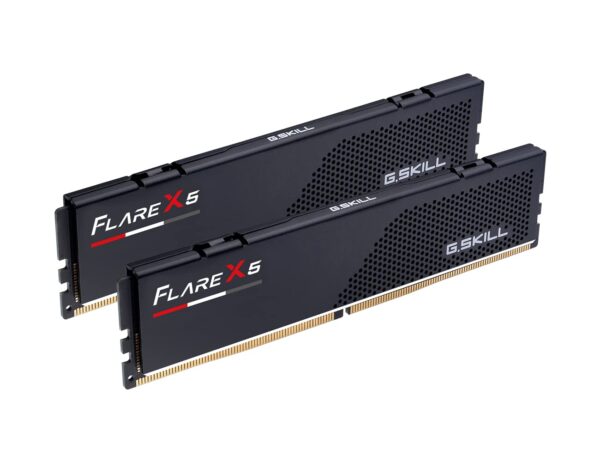 G.SKILL Flare X5 Series (AMD Expo & Intel XMP 3.0) DDR5 RAM 32GB (2x16GB) 6000MT/s CL36-36-36-96 1.35V Desktop Computer Memory UDIMM - Matte Black (F5-6000J3636F16GX2-FX5)