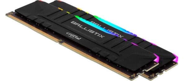 Crucial Ballistix RGB 3000 MHz DDR4 DRAM Desktop Gaming Memory Kit 16GB (8GBx2) CL15 BL2K8G30C15U4BL (Black), Standard RGB: 16GB (8GBx2) - Image 3
