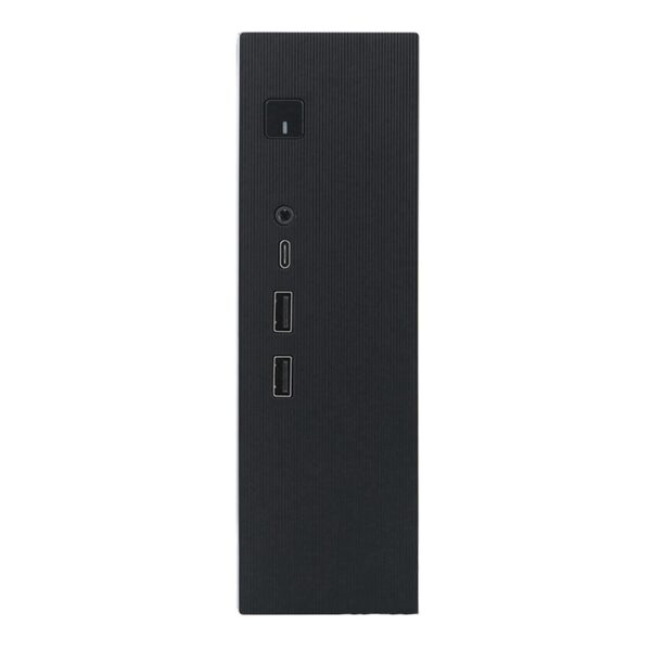 KTELI 2X M09 HTPC Host Mini ITX Computer Chassis DC Power Supply Industrial Control Chassis Home Desktop Computer Case, black, 750150105 - Image 4