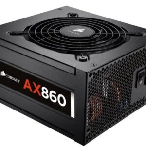 CORSAIR AX Series, AX860, 860 Watt, 80+ Platinum Certified, Fully Modular Power Supply (Renewed)