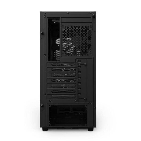 NZXT H510 Flow - CA-H52FB-01 - Compact ATX Mid-Tower PC Gaming Case - Perforated Front Panel - Tempered Glass Side Panel - Cable Management System - Water-Cooling Ready - Black - Image 8