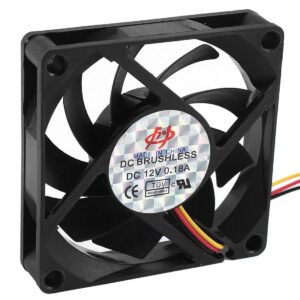 Qtqgoitem DC 12V 0.18A Computer Case CPU Cooler 70mm x 15mm 7015 Cooling Fan (Model: a0d 54a f52 5b4 6d9)