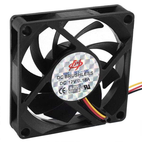 Qtqgoitem DC 12V 0.18A Computer Case CPU Cooler 70mm x 15mm 7015 Cooling Fan (Model: a0d 54a f52 5b4 6d9)